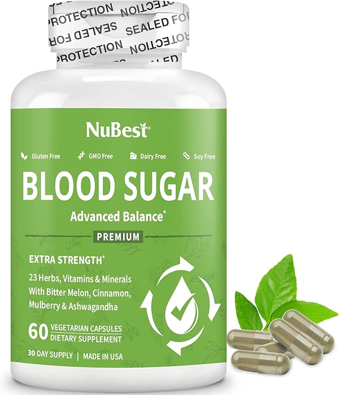 Blood Sugar Blaster Reviews: Unveiling the Truth - Illustration of supplement bottle surrounded by natural ingredients
